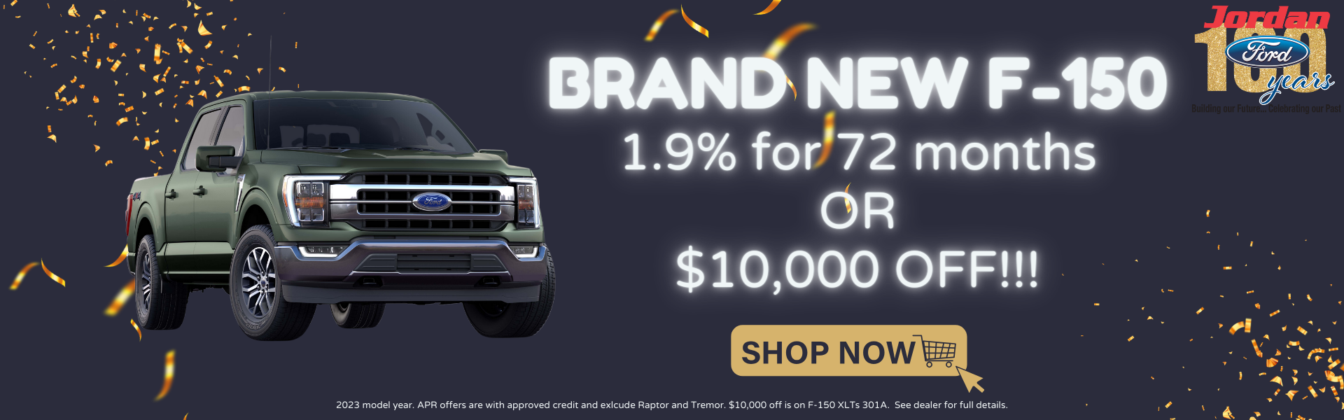 2023 F-150 1.9% for 72 months