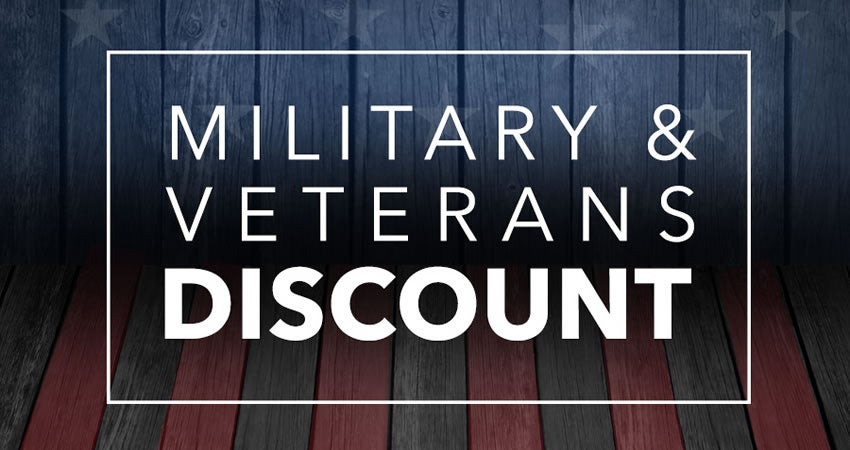 Military & Veterans Discount